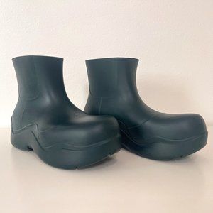 NEW Bottega Veneta Puddle Ankle Rain Bootie - Sz 36
